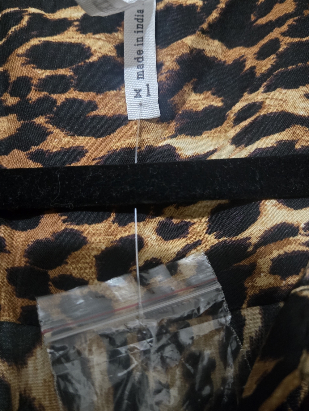 Leopard Print Maxi Shirt Dress - Brown & Black - Picture 4 of 8